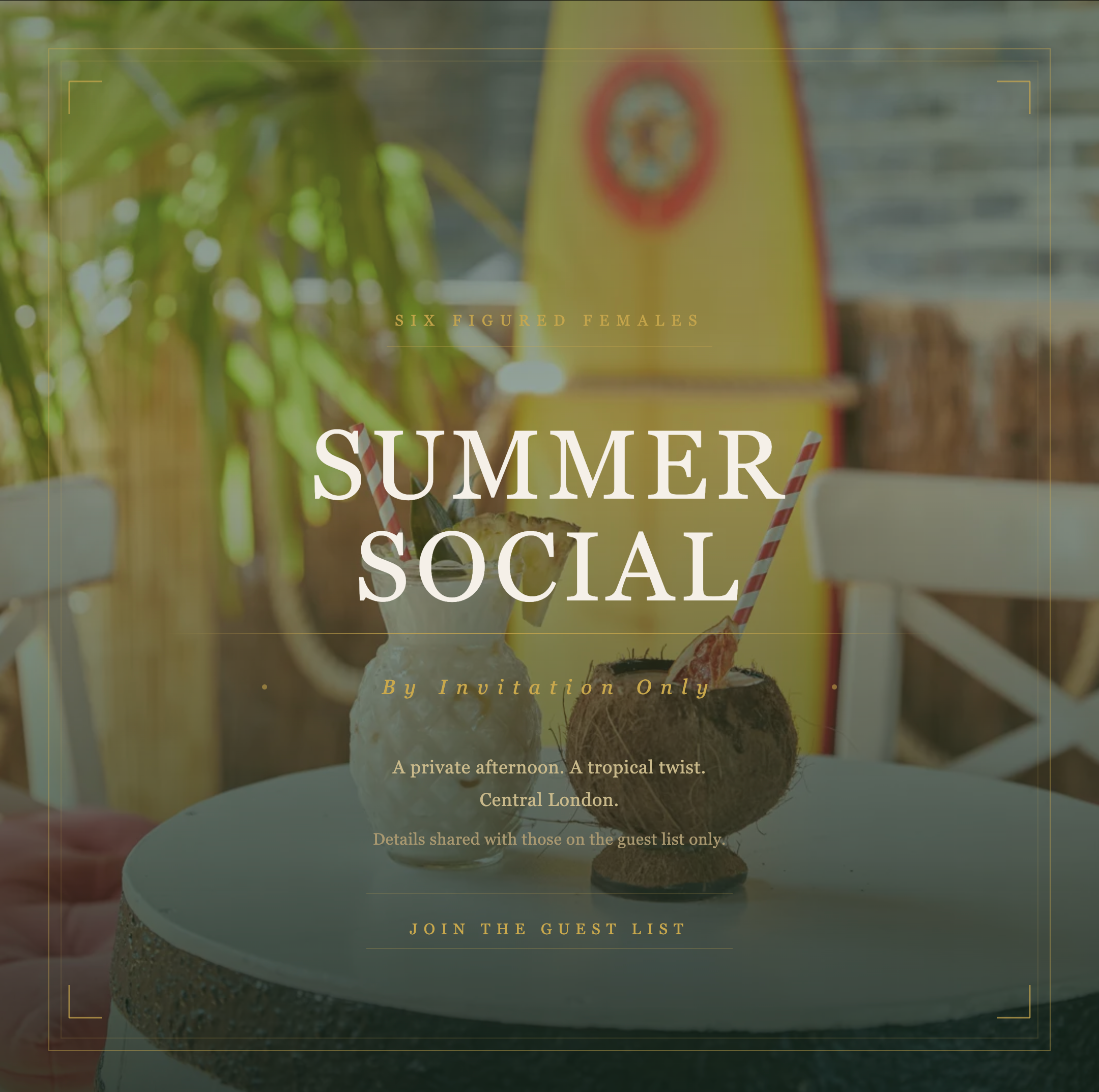 six figured females summer soiree